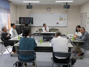 一関地域内の市民との懇談の様子1