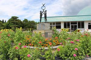 体協藤沢地域施設事務所の花壇