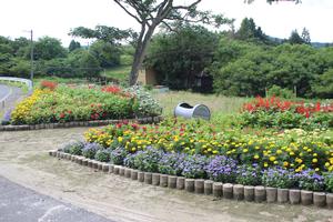 曽慶2区自治会の花壇