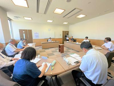 室根地域内企業との懇談の様子