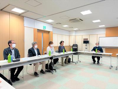 大東みらいづくり協議会との懇談の様子