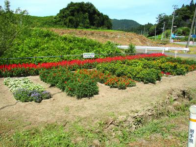 濁沼活動組織の花壇
