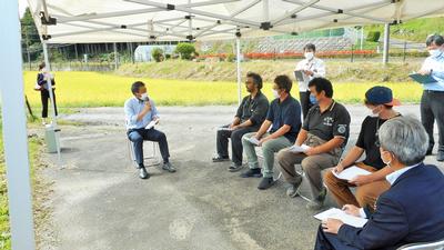 若手農業者との懇談