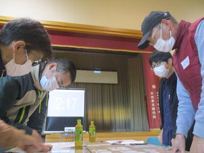 地元参加者のゲーム取り組み