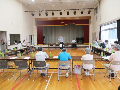 地域課題についての懇談の様子