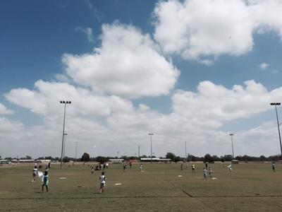 セントラルハイランズ市での凧揚げの様子