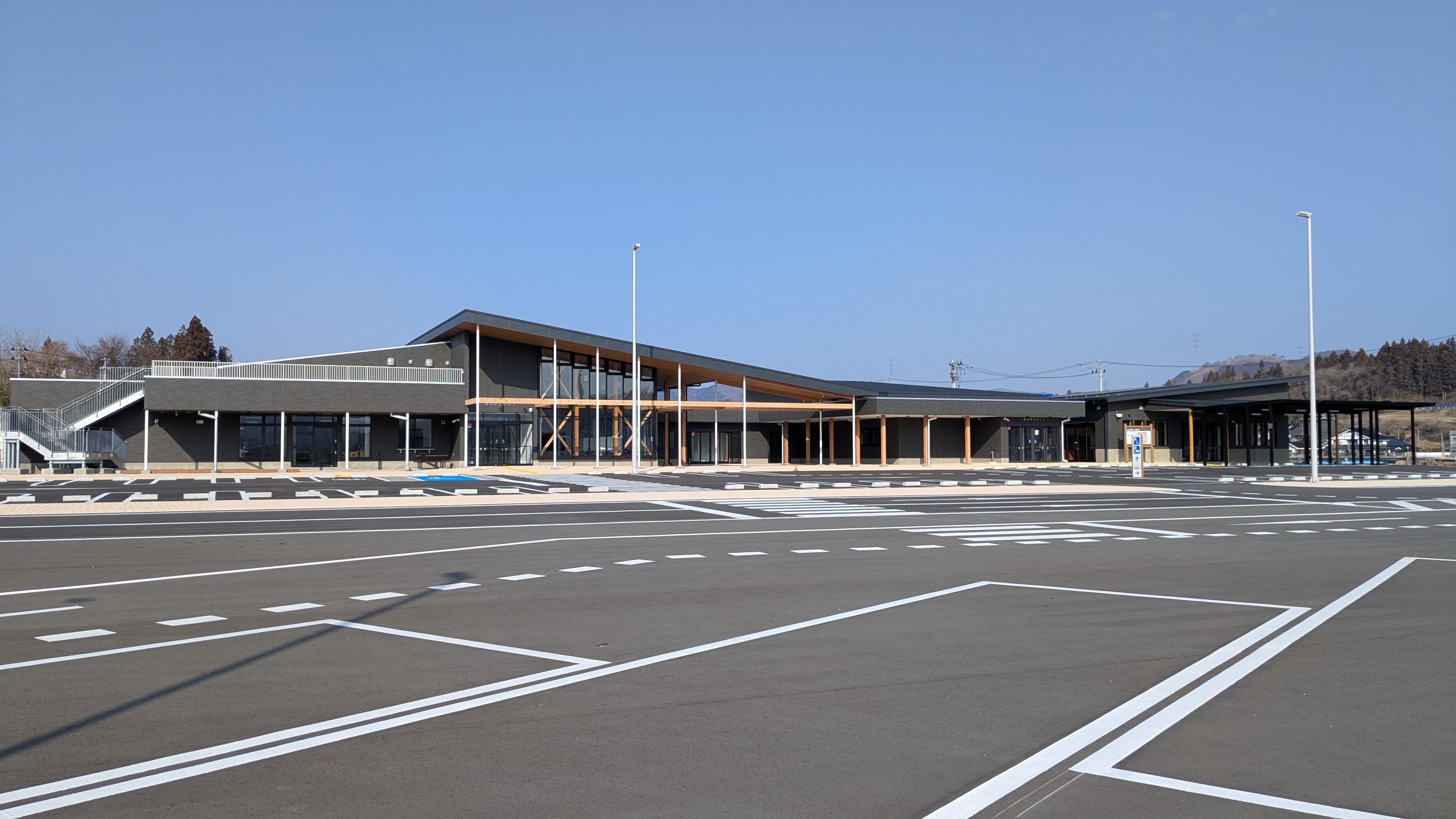 道の駅だいとう外観図