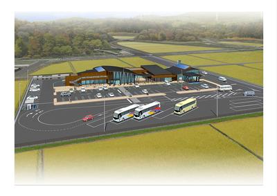 国道343号渋民バイパス「道の駅」イメージ図