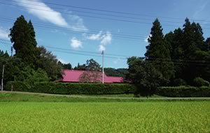 骨寺村の散居村